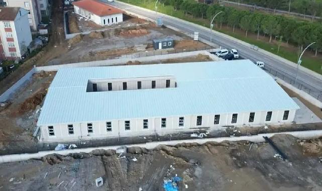 Gebze'de yeni eğitim yuvasının kabası tamamlandı