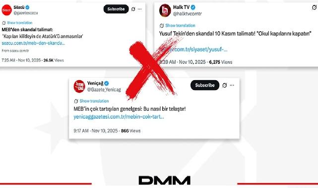 İletişim'den 10 Kasım iddialarına açıklama... MEB, Atatürk’ü anmayı yasaklamadı!