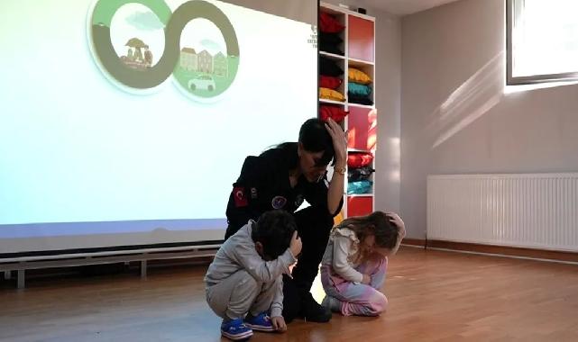 İstanbul Maltepe’de ara tatilde miniklere afet eğitimi