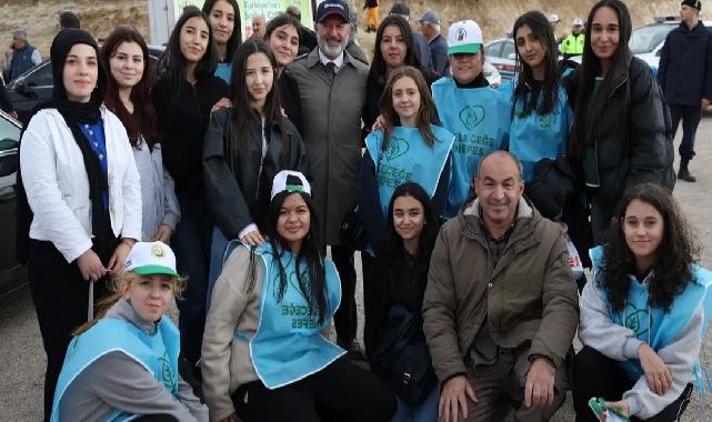 Kayseri Kocasinan'da mavi ile yeşil buluşuyor