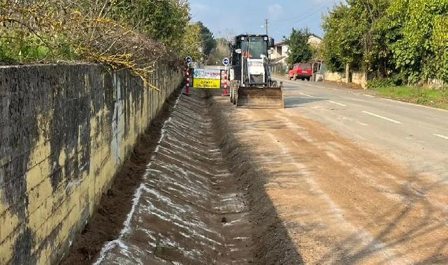Kocaeli Kandıra’da yağmur suyu kanalları temizlendi