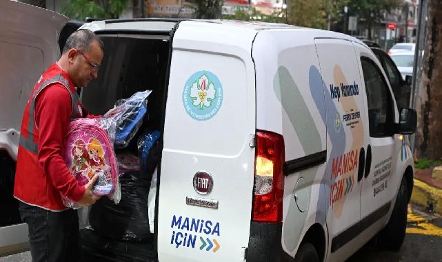Manisa'dan 15 bin öğrenciye çanta ve kırtasiye desteği
