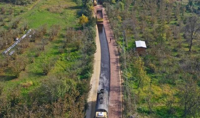 Ordu'da yol çalışmalarını aralıksız devam ediyor