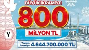 800 milyon TL ikramiyeli yılbaşı biletleri dağıtıma çıkıyor