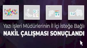 Adalet'te Yazı İşleri Müdürlerinin nakil talepleri sonuçlandı
