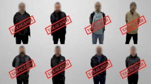 Gürcistan'da yakalanan 8 firari Türkiye'ye iade edildi