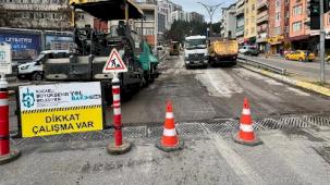 Kocaeli Santral Rampası’nda yol çalışmaları tamamlanıyor