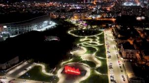 Ordu'da Durugöl, gece görünümüyle hayran bırakıyor