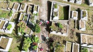 Ordu'da mezarlıkların bakımını unutulmuyor