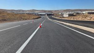 Sanayi yolları asfaltlandı