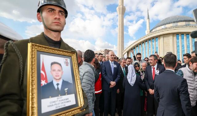 Üç şehidimiz de Ankara'da son yolculuğuna uğurlandı