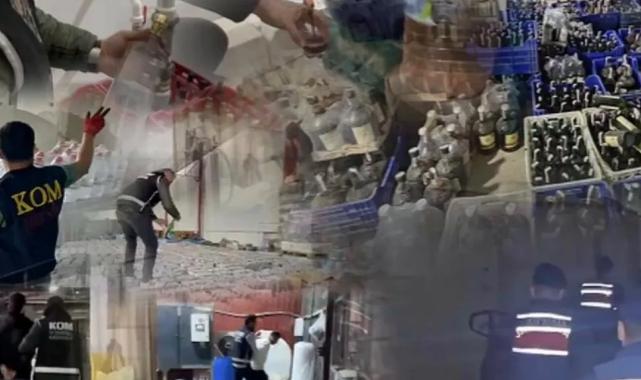 81 ilde sahte alkole büyük darbe... Son 1 haftada 91 bin litreden fazla kaçak içki