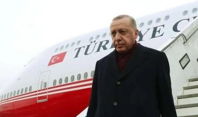 Cumhurbaşkanı Erdoğan Türkmenistan yolcusu... Uluslararası Barış ve Güven Forumu'na katılacak