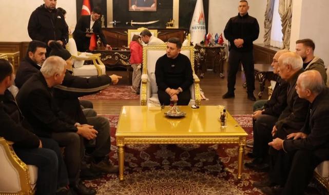 Nevşehirliler makamında Başkan Arı'yla buluştu
