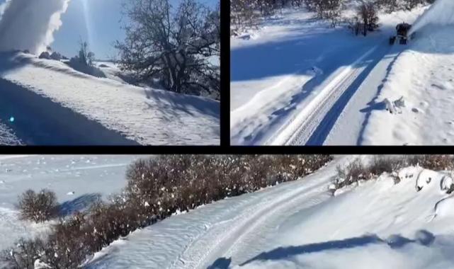 Tunceli'de karla mücadele: 223 köy yolu açıldı