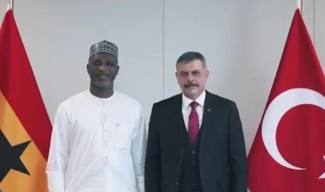 Bakan Çiftçi, Ganalı mevkidaşını ağırladı