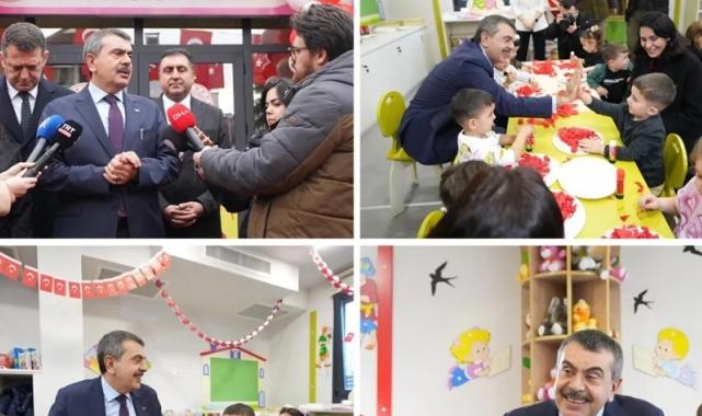 Bakan Tekin'den Beykoz'da okul ziyaretleri