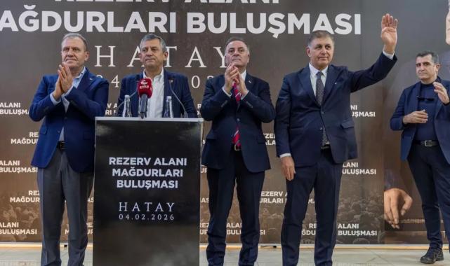 CHP'li başkanlar Hatay’da depremzedelerle buluştu