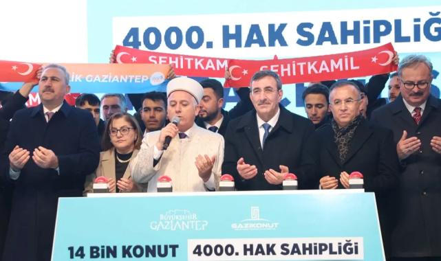 Gaziantep’te 4 bininci hak sahibi belirlendi