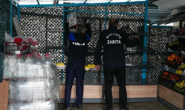 İstanbul Maltepe’de market işgalleri kaldırılıyor