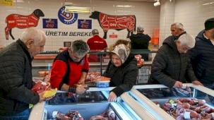 Başkent Market'te et satışı tam gaz