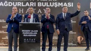 CHP'li başkanlar Hatay’da depremzedelerle buluştu