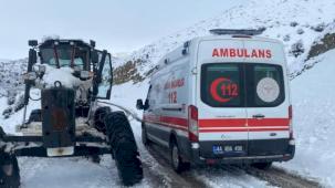 Malatya'da ekipler karla mücadele için seferber