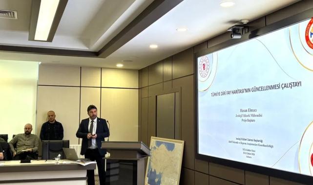 Türkiye Diri Fay Haritası Güncelleme Projesi Nihai Çalıştayı tamamlandı