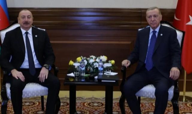 Cumhurbaşkanı Erdoğan Aliyev'le görüştü... Nahçıvan'a saldırıyı kınadı