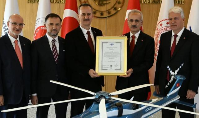 Gökbey'e uçuşa elverişlilik sertifikası