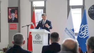 Başkan Tugay’dan ESHOT çalışanlarına moral mesajı