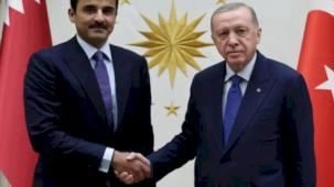 Cumhurbaşkanı Erdoğan ile Katar Emiri Al Sani ile görüştü