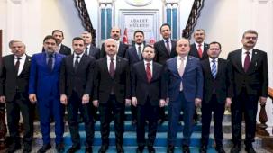 Konya'dan Bakan Gürlek'e nezaket ziyareti