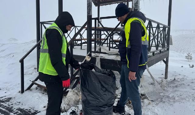 Kayseri Erciyes'in doğası Büyükşehir'le korunuyor