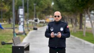 Antalya Büyükşehir zabıtasından dronla denetim