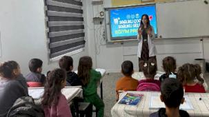 Batman'da minik kalplere hijyen eğitimi