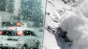 Meteoroloji’den kuvvetli yağış ve çığ uyarısı