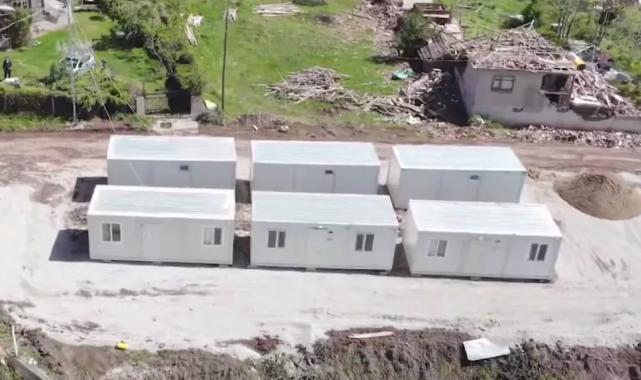 AFAD’dan Sungurlu’daki fırtına ve hortumzedelere konteyner desteği