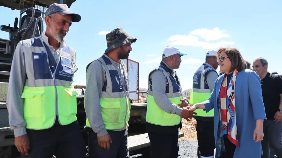 Gaziantep Büyükşehir asfalt sezonunu açtı