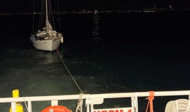 Kınalıada açıklarında korku dolu anlar