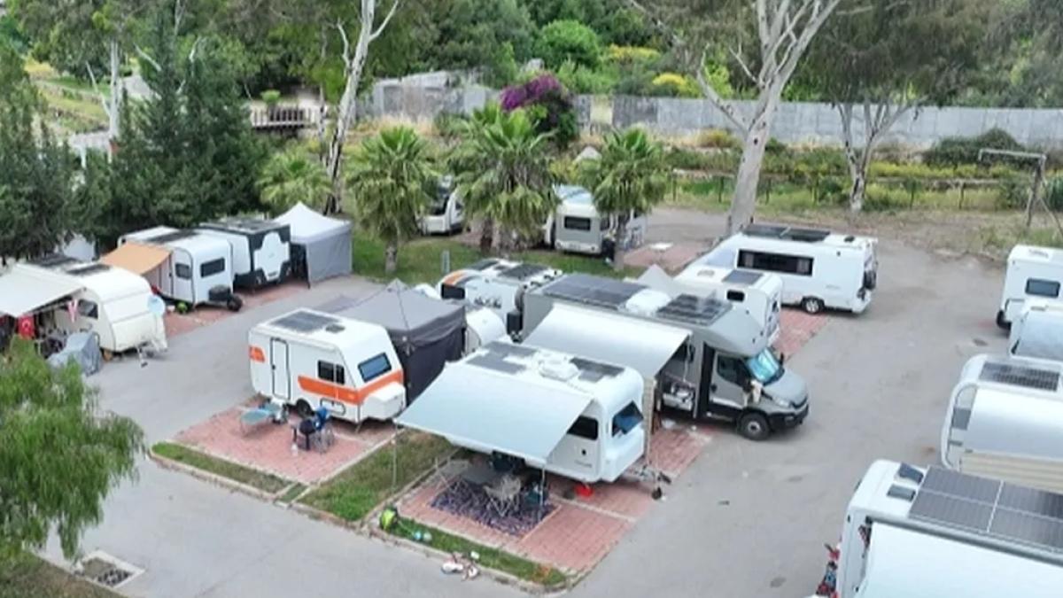 Konyaaltı Karavan Park’ta bayram yoğunluğu