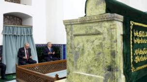 Cumhurbaşkanı Erdoğan, Türkistan’da kültür gezisinde