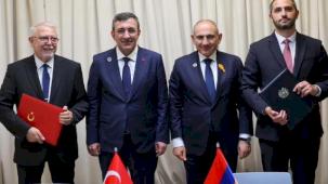 Cumhurbaşkanı Yardımcısı Cevdet Yılmaz Erivan’da temaslarını sürdürüyor