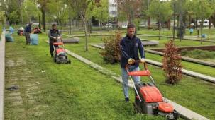Diyarbakır parklarında yaz hazırlığı