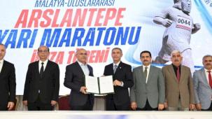 Malatya Arslantepe Yarı Maratonu’nun protokolü imzalandı
