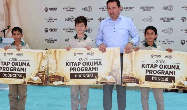 Konya Karatay'da kitap okuma projesi şenliklerle tamamlandı