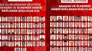90 suçlu Türkiye'ye iade edildi