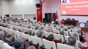 DEÜ Rektörü Yılmaz, Üniversitelerarası Kurul Toplantısına katıldı