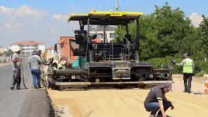 Eskişehir’de 8070 Bulvarı’nda asfalt çalışması sürüyor