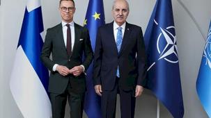 Finlandiya Cumhurbaşkanı, TBMM Başkanı Kurtulmuş'u kabul etti